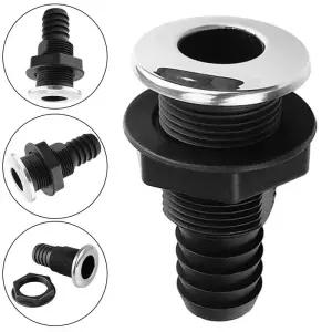 보트 스루 헐 커넥터 호스 플라스틱 커플링 배수구 액세서리