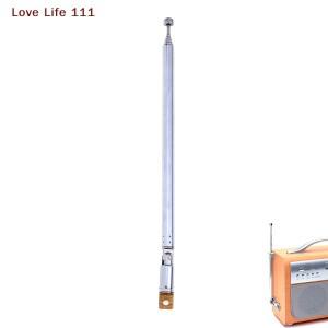 7 섹션 텔레스코픽 안테나 공중 라디오 TV 교체 장치별