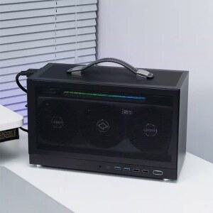 FlashScale 플래시스케일 S400 U3 그래픽 미니케이스 10 8L SFX 라이저 ITX A4 케이블