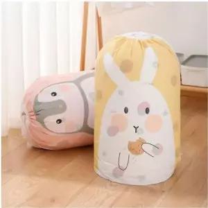 이불정리 파우치 캐릭터 이불 보관주머니 옷 정리함 박스 보관함