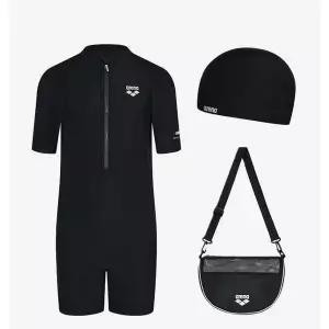 매장정품 ARENA 아레나 여아동 생존수영세트 모노풀 아동 3부 반신 슈트 키트(A6SG1KG02BLK) 1269881