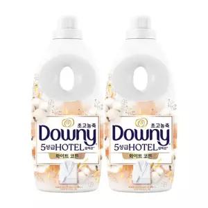 다우니 섬유유연제 화이트 코튼 향 1L 2개
