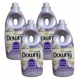 다우니 섬유유연제 스프링 화이트 머스크 1L 4개