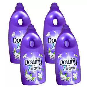 다우니 퍼플 1L 화이트티와 릴리 향 4개
