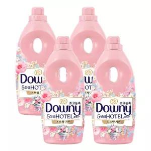 다우니 섬유유연제 스프링 가든 러브 1L 4개
