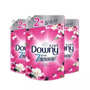 다우니 탈취파워 목련과 베리 초고농축 섬유유연제 1.6L 3개