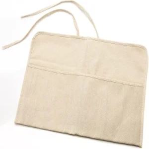 AIT 아트 페인트 브러시 홀더 천연 면 캔버스로 수작업으로 제작된 롤업 디자인은 좋아하는 작은 도구를