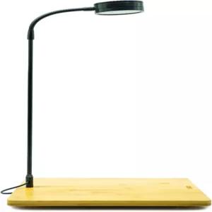 대나무 보드가 장착된 히로 아쿠아틱스 풀 스펙트럼 LED 조명 수족관 나노 탱크 베타 어항 화분 다육식물