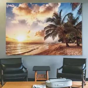 [하프클럽/셀러허브]그림 테피스트리 인테리어 대형 포스터 비치 L