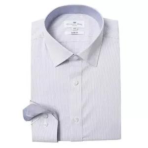 카운테스마라AK분당점 핀스트라이프 스판 슬림 긴팔CDHY1P1301B0