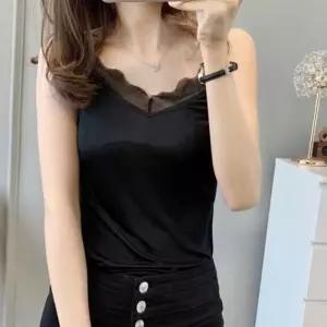 레이스 실크끈나시 이너나시 민소매 무지 나시티 기본 DjC6+4JLG