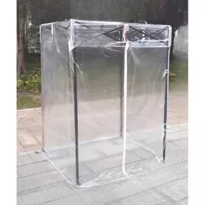 간이 투명 천막 자바라 접이식 옥외 방풍막 대기부스