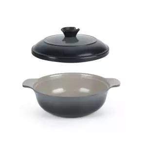 인덕션겸용 세라믹코팅 주물 양수냄비 30cm 찌개 국 탕 통주물 뚜껑포함