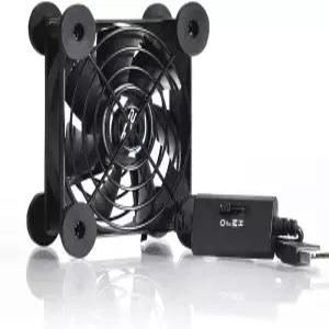 조용한 80mm USB 팬 플랫 패널 Xbox DVR 플레이스테이션 라우터 TV 수신기 컴퓨터 캐비닛 쿨러용 5V 휴대용