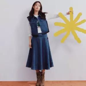 베스띠벨리 데님믹스후디드베스트BLVKI2702 국내매장판 1714488