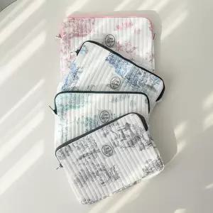 뜨왈 패턴 광목 태블릿 파우치 11인치 1P 30수 가방