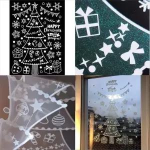 [하프클럽/셀러허브]장식 스티커 창문 트리 선물트리 데코