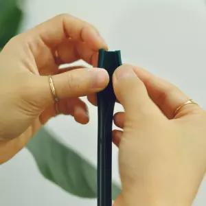 세척사용 그린 실리콘스트로우 일반 빨대 22cm 우유빨대 쥬스빨대 스트로우