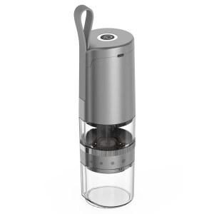 테이스틀리 커피 그라인더, 전기 휴대용 원두 드립 에스프레소 퍼오버 등을 위한 5가지 정밀 분쇄 설정이 가능한 조절 버 밀(그레이)