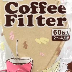 일본 커피 필터 (2-4인용) (60매) 커피 필터 여과지 드롭