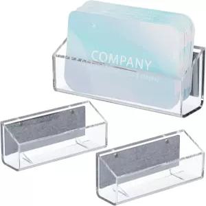 아크릴 마그네틱 명함 홀더 벽걸이 이름 카드 사무실 호출 디스플레이 스탠드 또는 책상 위에 놓을 수 있는