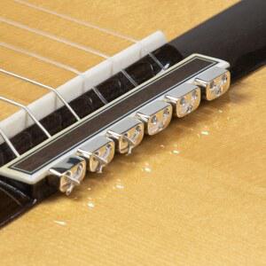 나일론 줄을 위한 실버 메탈의 클래식 플라멩코 어쿠스틱 기타 비즈: 알바 비즈