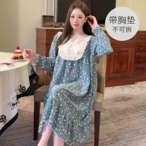 엘럽 스커트 가을 봄 커플 슬립 홈 잠옷세트 캡면 긴팔 살찌는 원템3