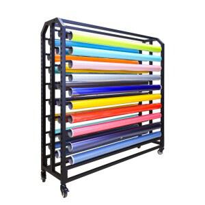 썬팅 필름 거치대 꽂이 포장 일반형 두면 10개 막대 바퀴 랩핑지 리본