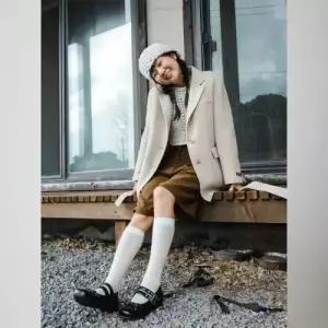 씨씨콜렉트 벨티드 핸드메이드 싱글 자켓 C254MSG503 1015802