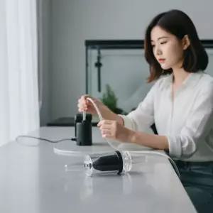 수족관 산소발생기 에어펌프 역류방지 체크밸브 호스 연결 부품