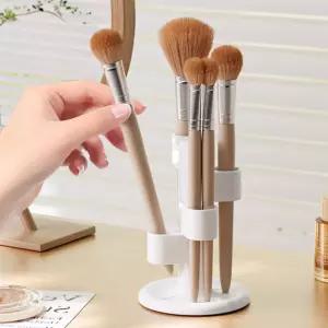 멀티 4단 높이별 정리 메이크업 브러시 거치대 브러시스탠드 화장대정리