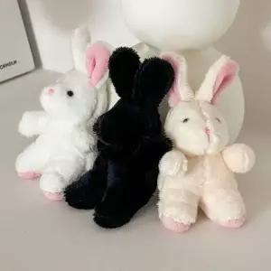 [콩심팥심]미니 토끼 키링 가방고리 차키홀더 애착 인형 귀여운 동물