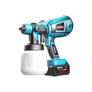 페인트분사기 무선 도색 고압 락카건 분체 819스프레이건 2 0Ah 배터리1개 후끼