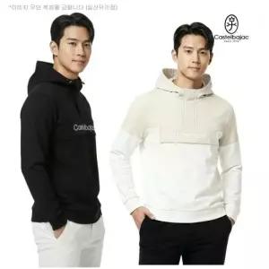 까스텔바작 골프 남성 간절기 우븐믹스 후드 반집업 티셔츠 BGESTL-006 CA3840494