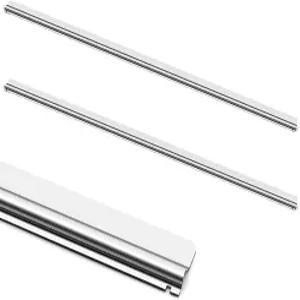 모닝로 2팩 가로 파일 바 캐비닛 레일 36인치 와이드 걸이 폴더 오래된 스타일 서랍 액세서리용