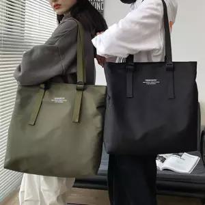 남자 20대 숄더 토트백 대학생 가벼운 에코백 외출백 lWA9+8HCE