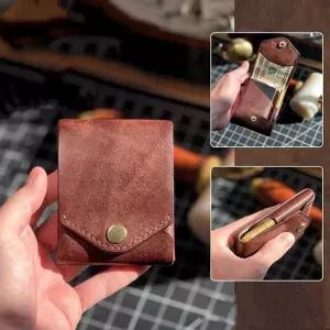 컴팩트 남자 미니 반지갑 카드지갑 볼펜 메모 수납 파우치 생일선물용