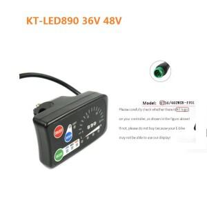 KT LED 890 제어판 디스플레이 전기 자전거 부품  24V  36V  48V