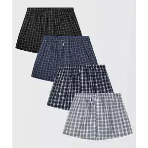 JAMES DEAN [4PACK] JD 레이어드 클래식체크 트렁크