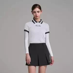 골프카라 골프배색라인카라티셔츠 다운블로우-DBSSTWH2501-1W