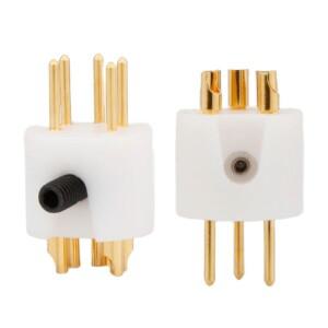 LP Turntabe 5pin DIN 황동 금도금 플러그 턴테이블 톤암 Male 커넥터 REGA LINN ROKSAN PROJECT GRACE