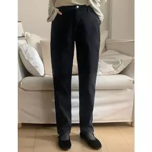 공구우먼 드로프 히든밴딩 스판 일자 데님 팬츠 85852 빅사이즈 여성의류