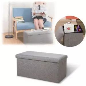 [하프클럽/셀러허브]실내 수납형 벤치 스툴 간이 탁자용 정리박스