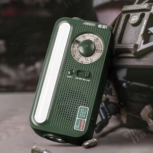 독일산 다기능 비상 장치: 수동 돌리는 발전기 라디오(태양광 충전 포함)  재난 구호용 강력 조명 손전등