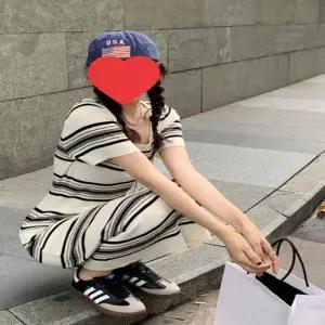 2컬러 반팔 단가라 스퀘어넥 롱원피스 여름원피스