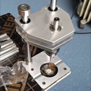 1Pc 정밀 휴대용 드릴링 가이드 지그  목공 조정 가능 펀치 로케이터 OR 직선 구멍 템플릿 도구