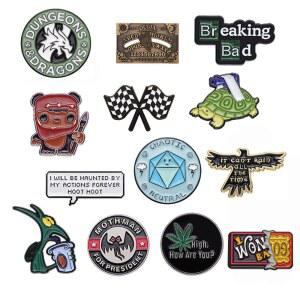 캐릭터 편지 주변 장치 시리즈 브로치 장신구 배낭 장식 액세서리 핀 선물