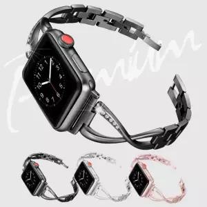 애플워치큘리큐빅스트랩 슬림 체인 거치대 케이스 qZG6+5zAR