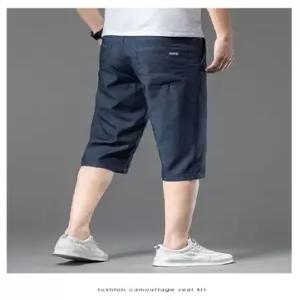 엘럽 남성 팬츠 캐주얼 여름 스트레이트 팔부 반 칠부 슬림 루즈핏 청바지 박템1