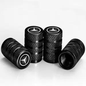 타이어 밸브 스템 캡 메르세데스 벤츠 시리즈 유니버설 자동차 에어 커버 액세서리와 호환되는 SUV 트럭